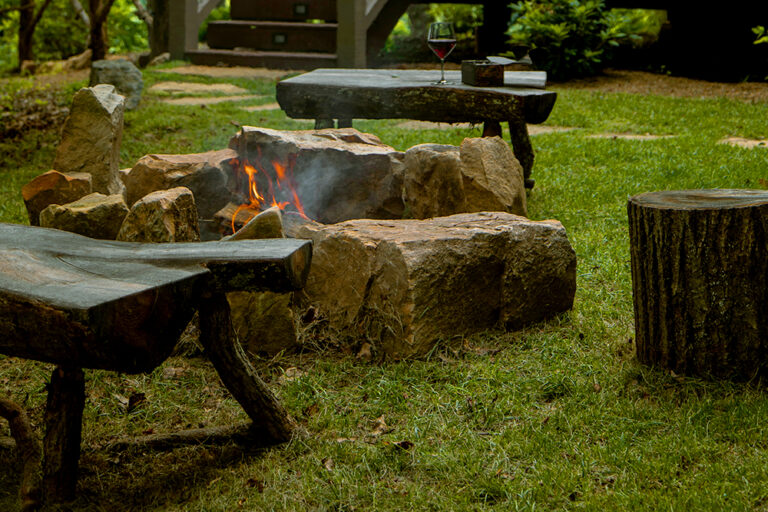 Goldfinch fire pit picture