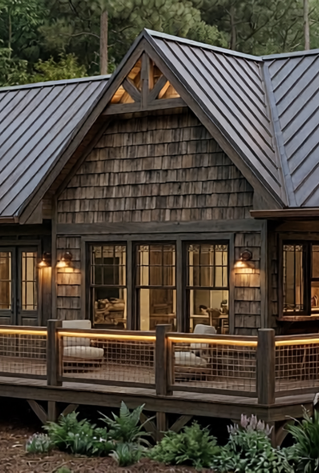 Rainforest Cabin rendering